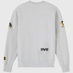 Pittsburgh Penguins OVO x NHL Fleece Sweatshirt Heather Gray