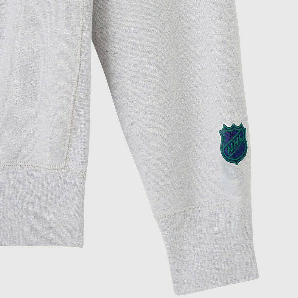 Vancouver Canucks OVO x NHL Fleece Sweatshirt Heather Gray