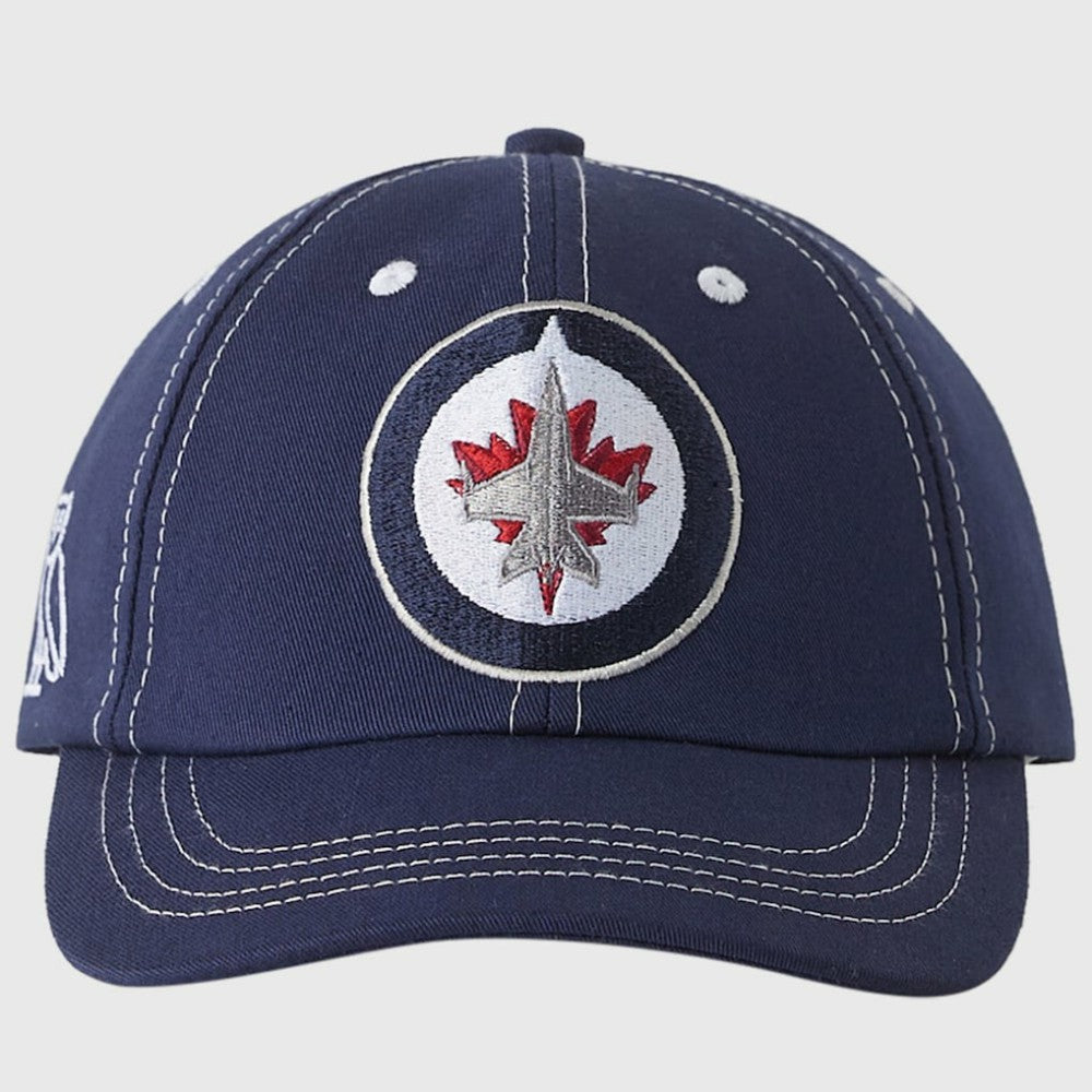 Winnipeg Jets OVO x NHL Adjustable Sport Hat Navy