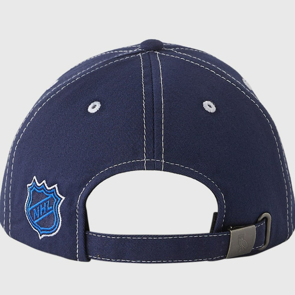 Winnipeg Jets OVO x NHL Adjustable Sport Hat Navy
