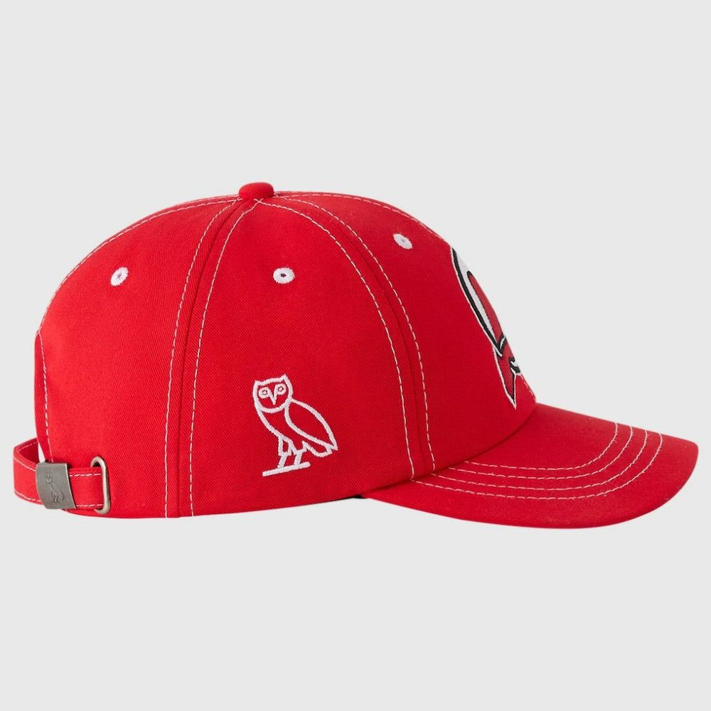 New Jersey Devils OVO x NHL Adjustable Sport Hat Red
