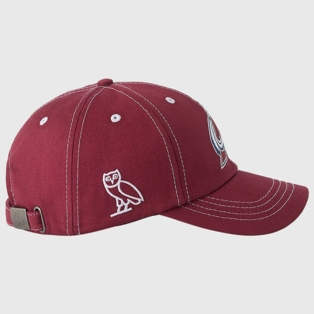 Colorado Avalanche OVO x NHL Adjustable Sport Hat Burgundy
