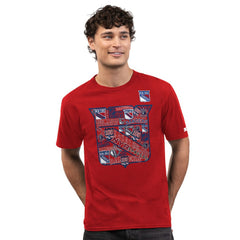 New York Rangers Starter Logo Collage T-Shirt Red