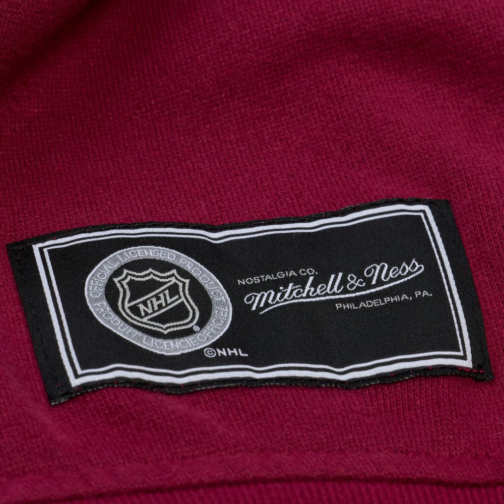 Colorado Avalanche Mitchell & Ness Women's Crewneck Sweatshirt Maroon