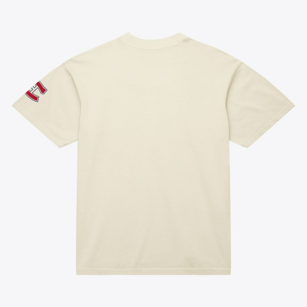 Montreal Canadiens Mitchell & Ness Unisex Arched Team T-Shirt Cream