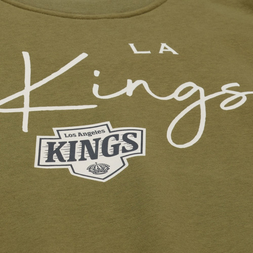 Los Angeles Kings Mitchell & Ness Women's Fleece Sweatshirt Hunter Green