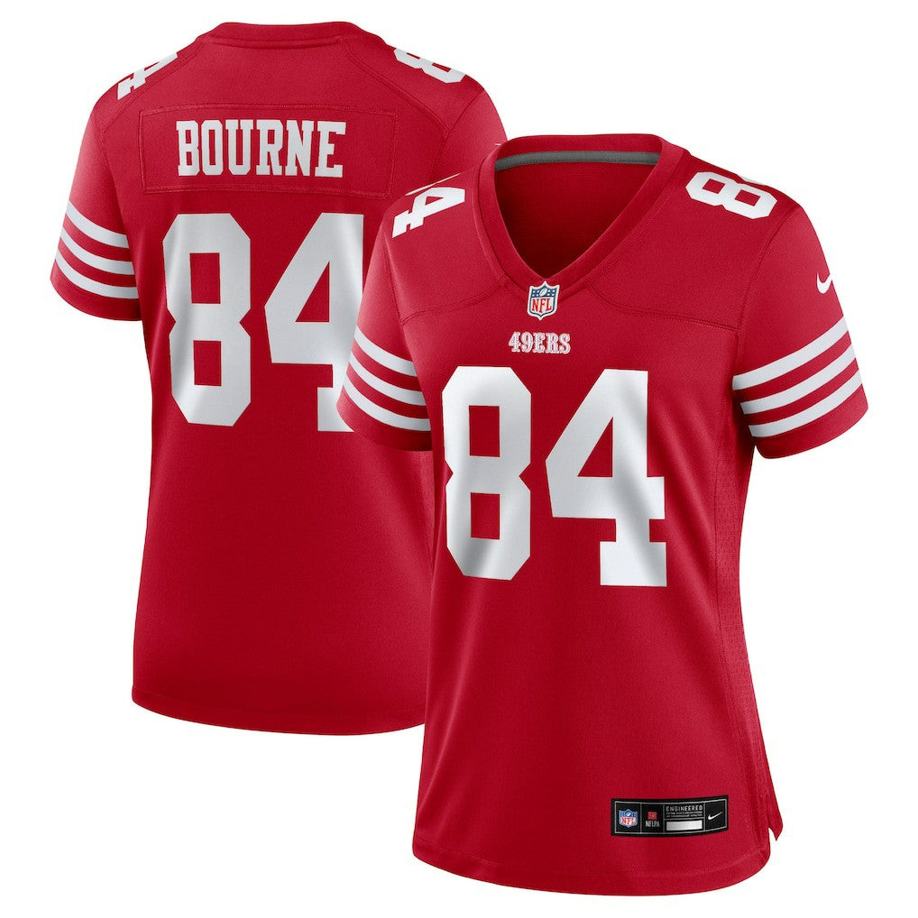 Kendrick Bourne San Francisco 49ers Women's Team Game Jersey - Scarlet