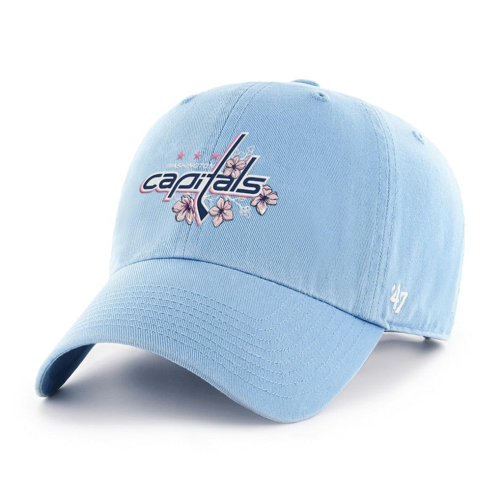 Washington Capitals '47 Cherry Blossom Alternate Clean Up Adjustable Hat Light Blue
