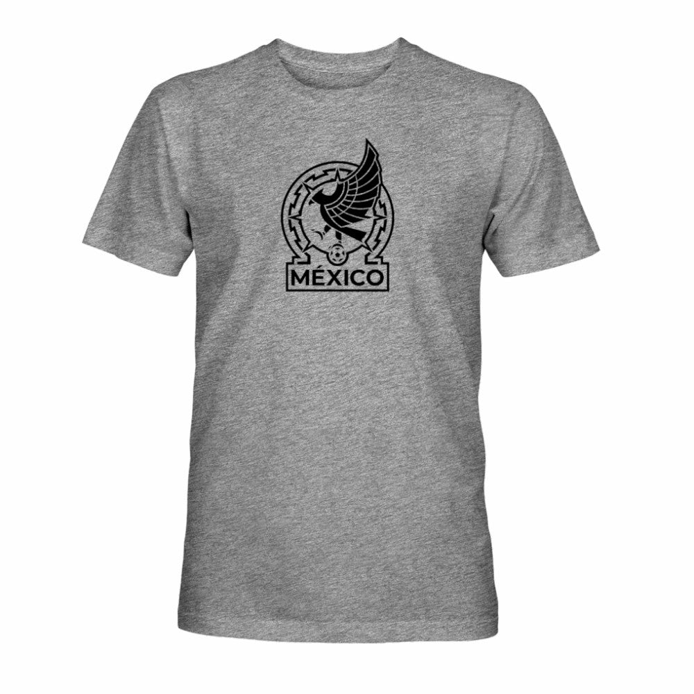 Mexico National Team 1863FC Mono Badge Vintage Tri-Blend T-Shirt Gray
