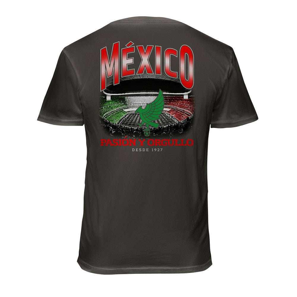 Mexico National Team 1863FC Wordmark Cotton T-Shirt Gray