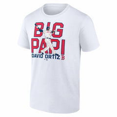 David Ortiz Boston Red Sox Cooperstown Player T-Shirt White