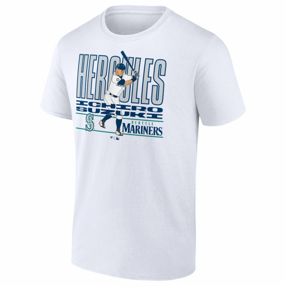 Ichiro Suzuki Seattle Mariners Cooperstown Player T-Shirt White