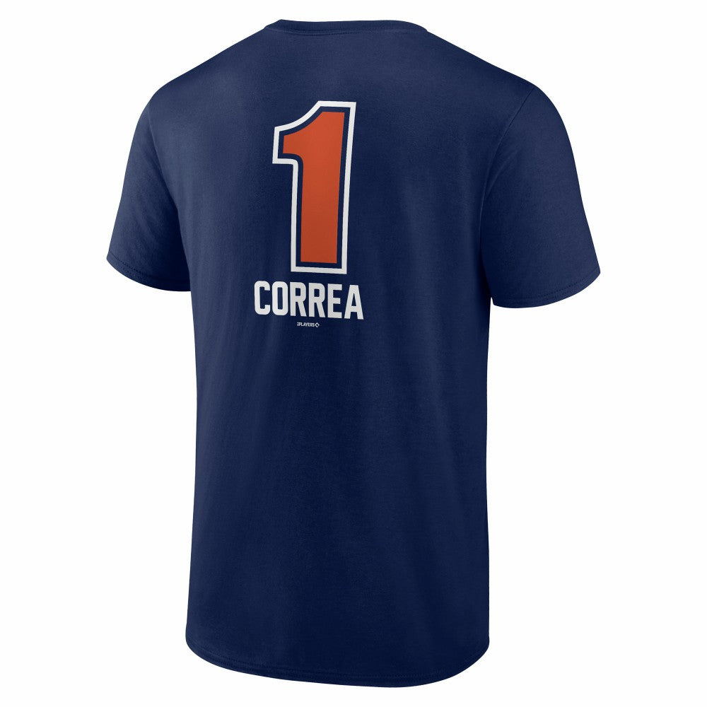 Carlos Correa Houston Astros Fastball Player Name & Number T-Shirt Navy