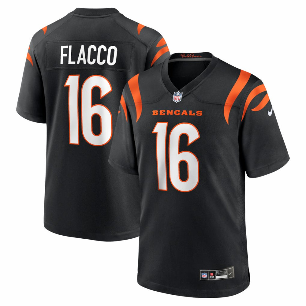 Joe Flacco Cincinnati Bengals Team Game Jersey - Black