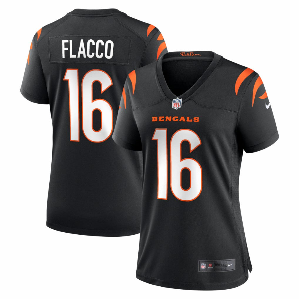 Joe Flacco Cincinnati Bengals Women's Team Game Jersey - Black