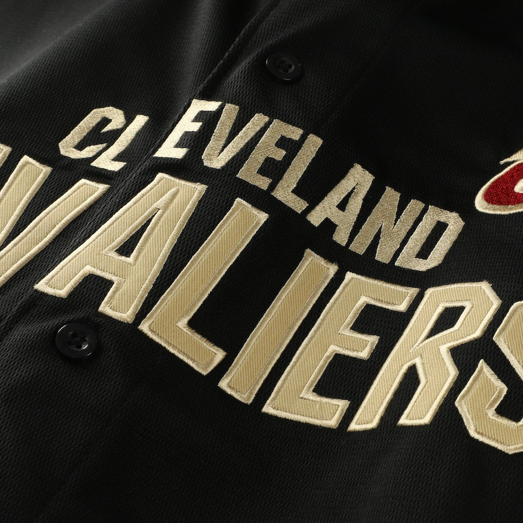 Cleveland Cavaliers Big & Tall Pop Full-Button Jersey sale - Black