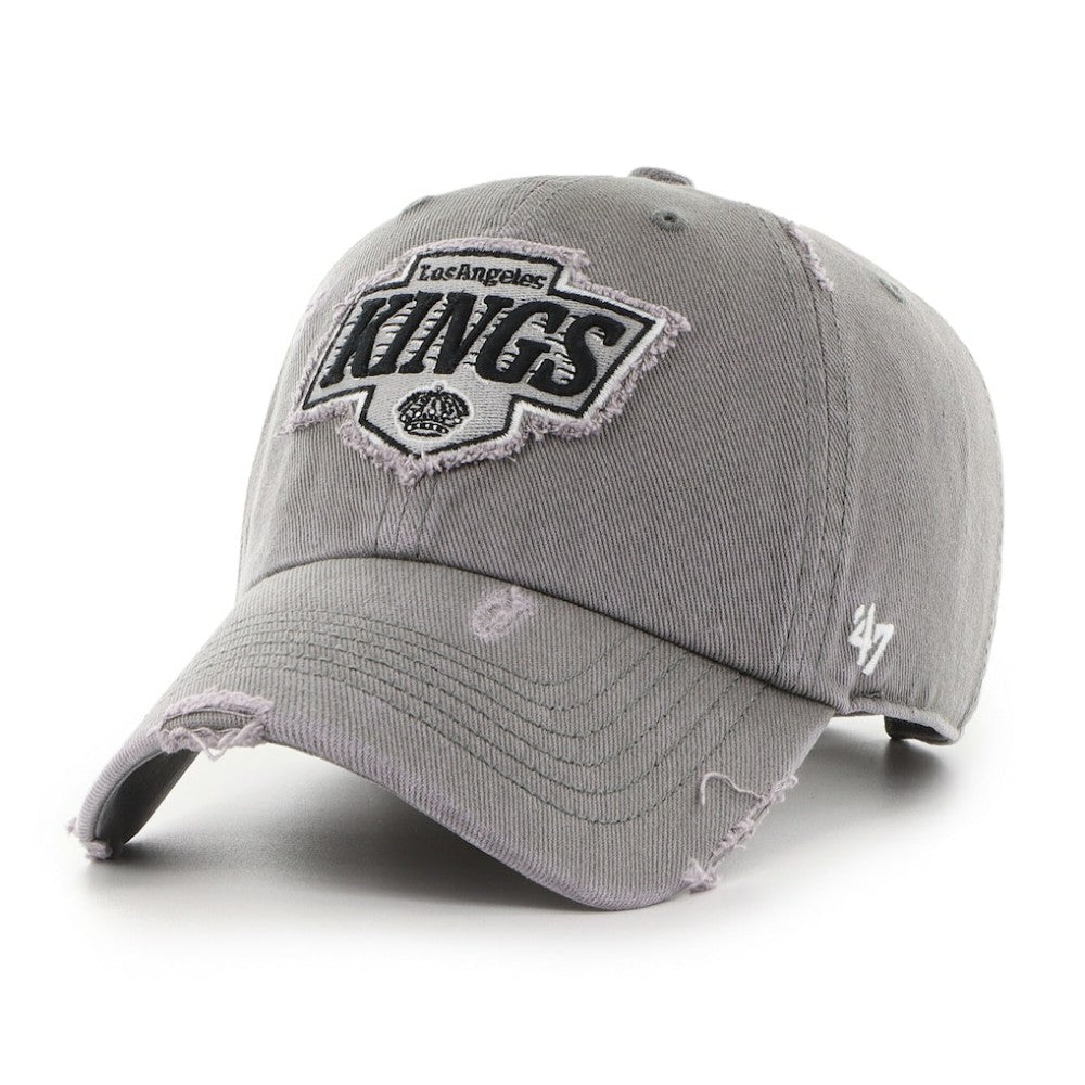 Los Angeles Kings '47 Weathered Clean Up Adjustable Hat Charcoal