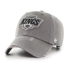 Los Angeles Kings '47 Weathered Clean Up Adjustable Hat Charcoal