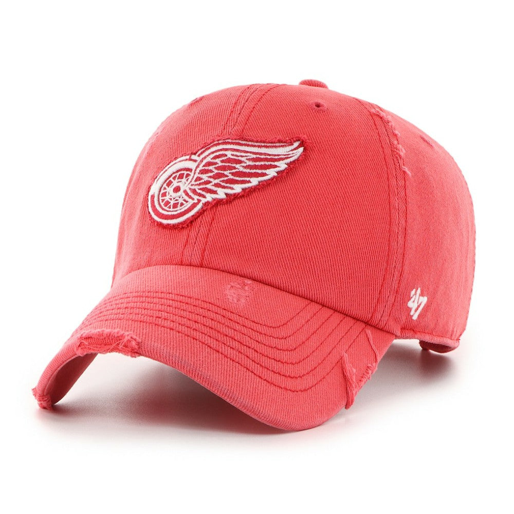 Detroit Red Wings '47 Weathered Clean Up Adjustable Hat Red
