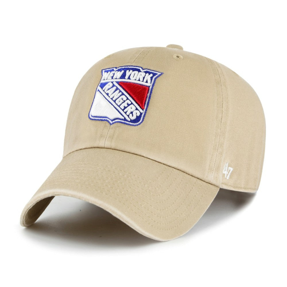 New York Rangers '47 Logo Clean Up Adjustable Hat Khaki