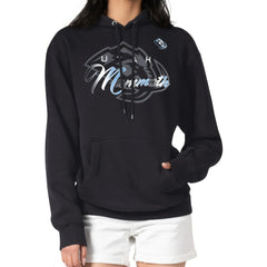 Utah Mammoth G-III 4Her by Carl Banks Shadow Logo Fleece Pullover Hoodie Black