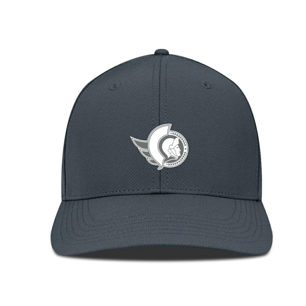 Ottawa Senators Levelwear Rise Slate & Snow Structured Flex Hat Charcoal