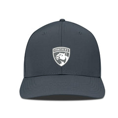 Florida Panthers Levelwear Rise Slate & Snow Structured Flex Hat Charcoal