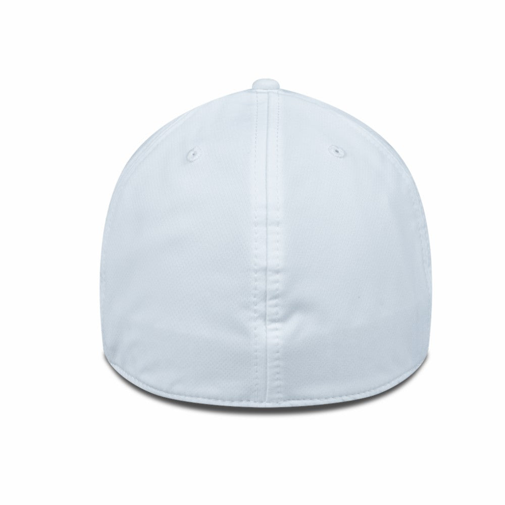 Columbus Blue Jackets Levelwear Rise Slate & Snow Structured Flex Hat White