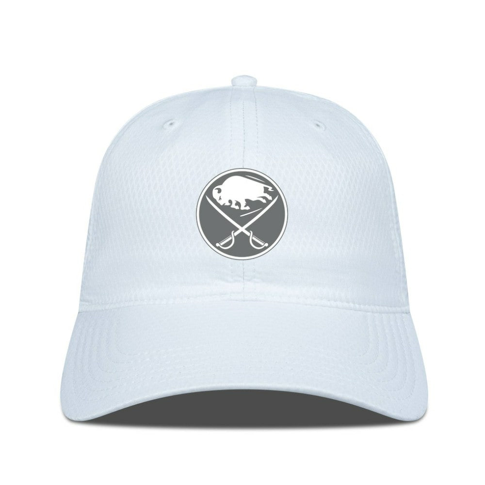 Buffalo Sabres Levelwear Matrix Slate & Snow Unstructured Adjustable Hat White