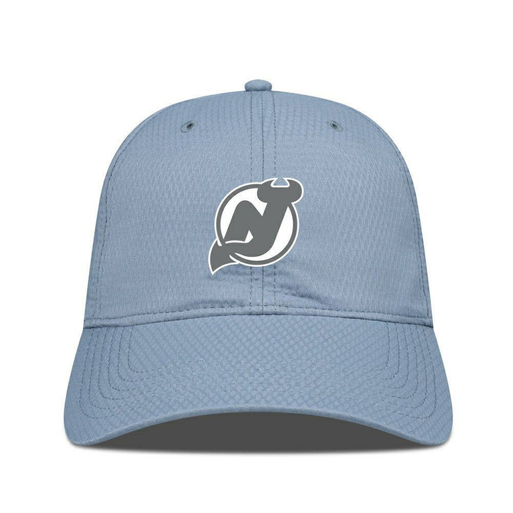New Jersey Devils Levelwear Matrix Slate & Snow Unstructured Adjustable Hat Blue