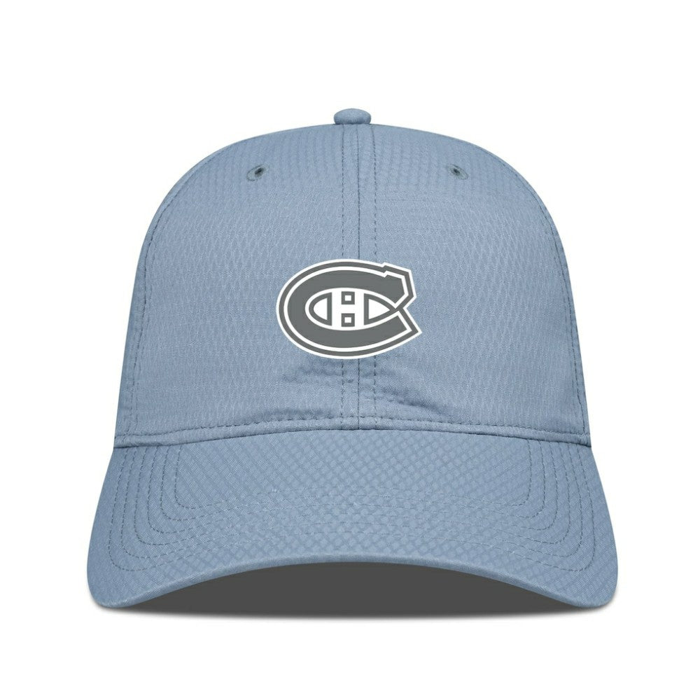 Montreal Canadiens Levelwear Matrix Slate & Snow Unstructured Adjustable Hat Blue