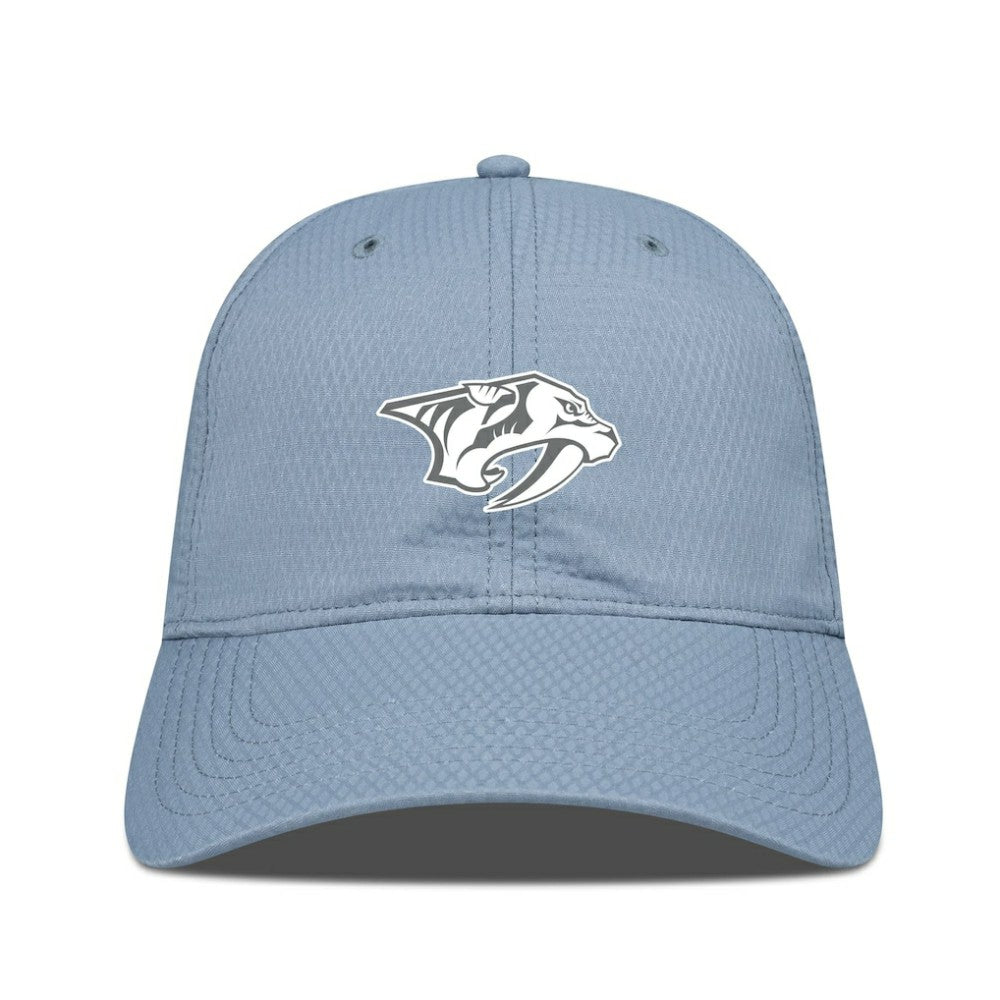 Nashville Predators Levelwear Matrix Slate & Snow Unstructured Adjustable Hat Blue