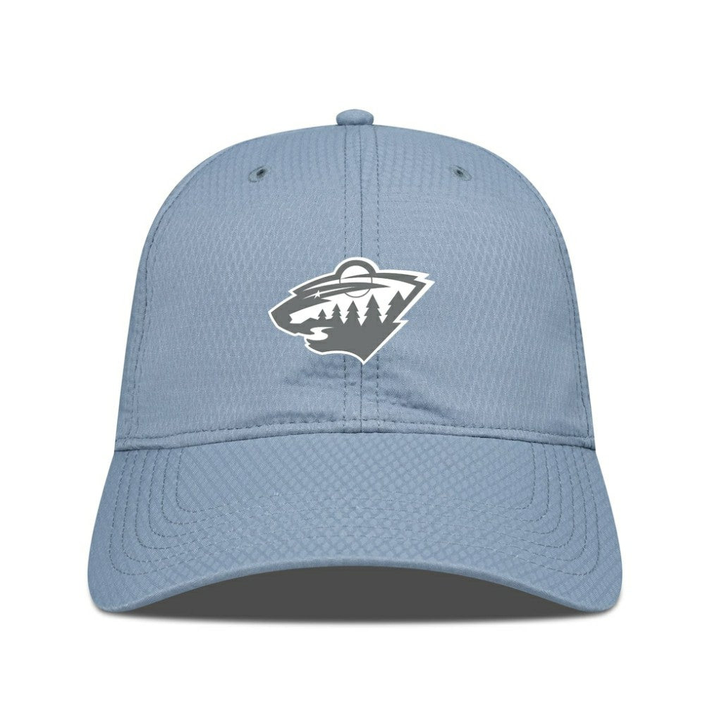 Minnesota Wild Levelwear Matrix Slate & Snow Unstructured Adjustable Hat Blue