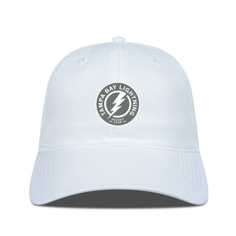 Tampa Bay Lightning Levelwear Matrix Slate & Snow Unstructured Adjustable Hat White