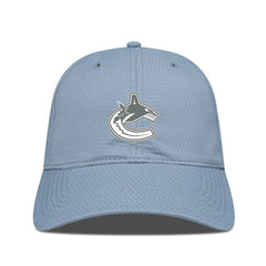 Vancouver Canucks Levelwear Matrix Slate & Snow Unstructured Adjustable Hat Blue