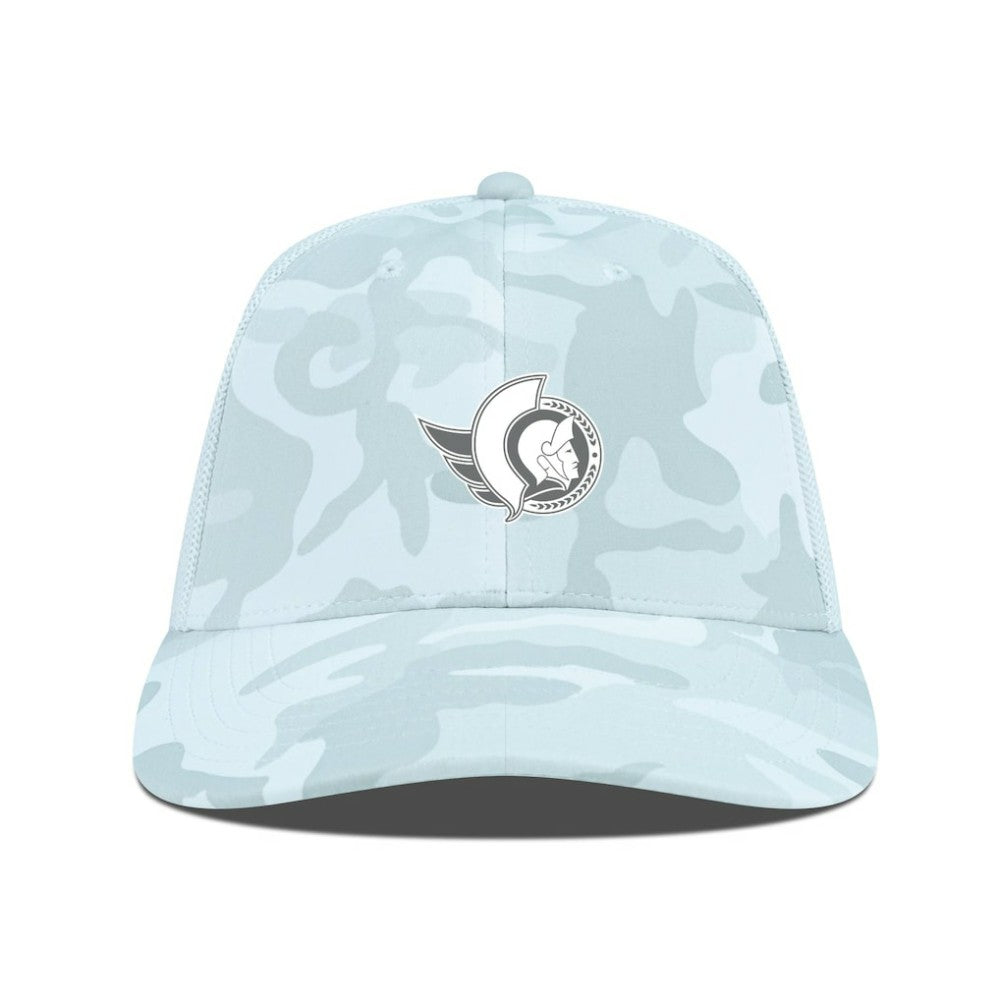 Ottawa Senators Levelwear Clash Slate & Snow Meshback Flex Hat Camo