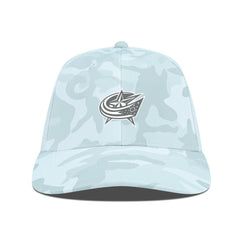 Columbus Blue Jackets Levelwear Clash Slate & Snow Meshback Flex Hat Camo