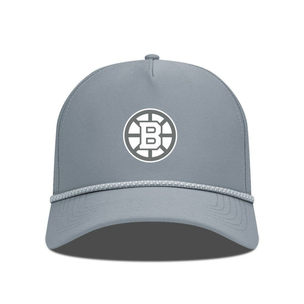 Boston Bruins Levelwear Gordon Slate & Snow Rope Adjustable Hat Gray