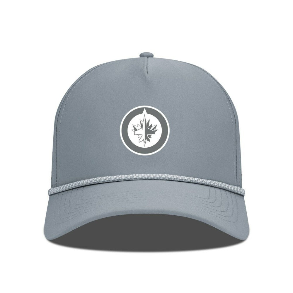 Winnipeg Jets Levelwear Gordon Slate & Snow Rope Adjustable Hat Gray