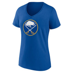 Buffalo Sabres Women's Mother's Day V-Neck T-Shirt Royal