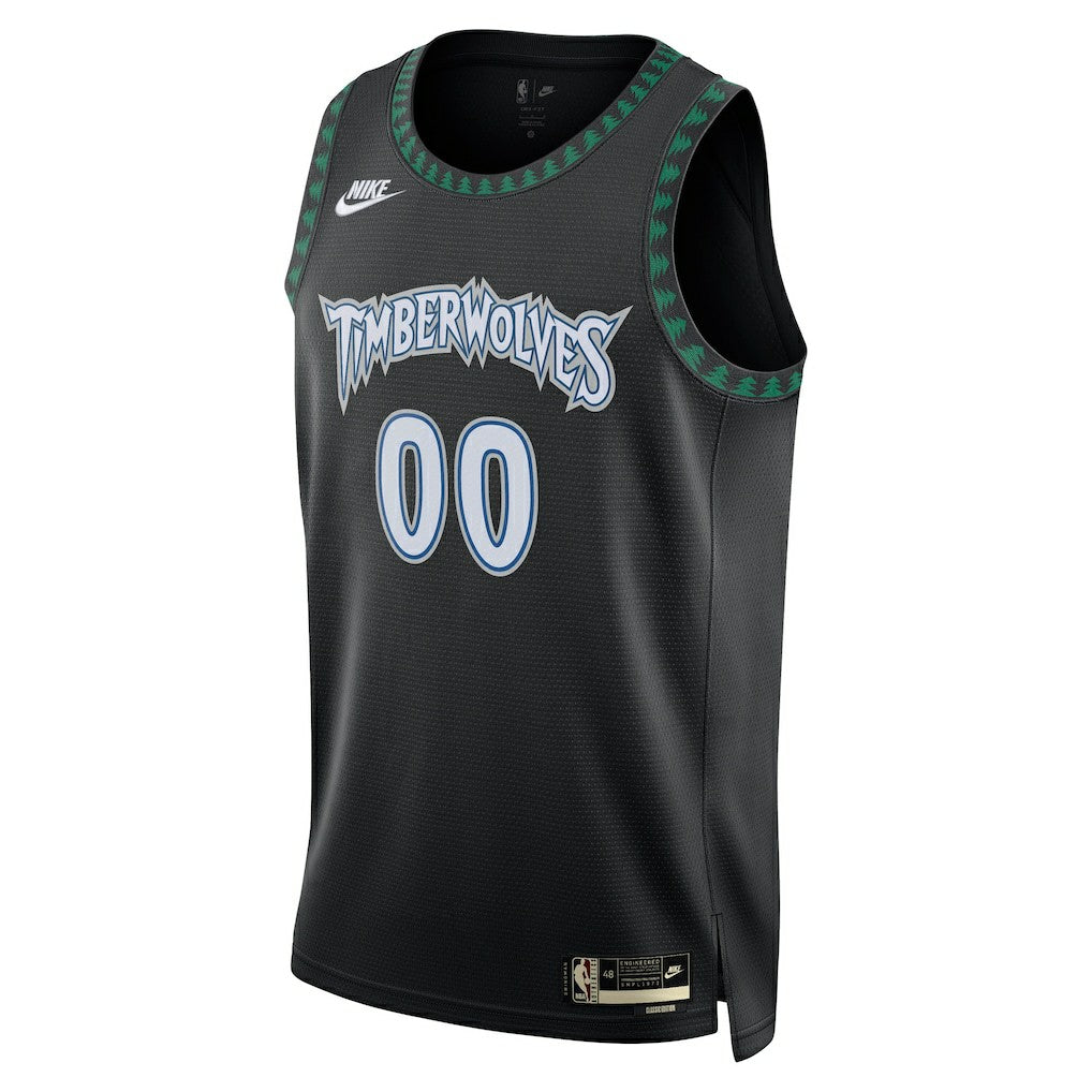 Minnesota Timberwolves Unisex Swingman Custom Jersey - Classic Edition - Black