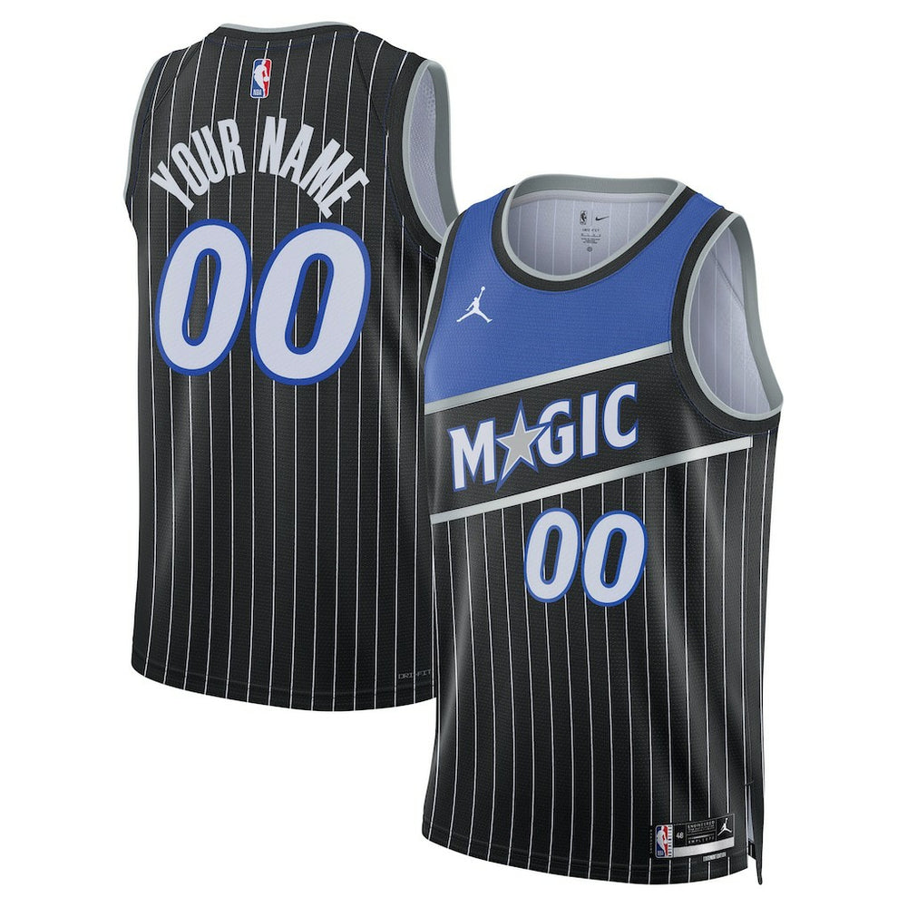Orlando Magic Jordan Brand Unisex Swingman Custom Jersey - Statement Edition - Black discount