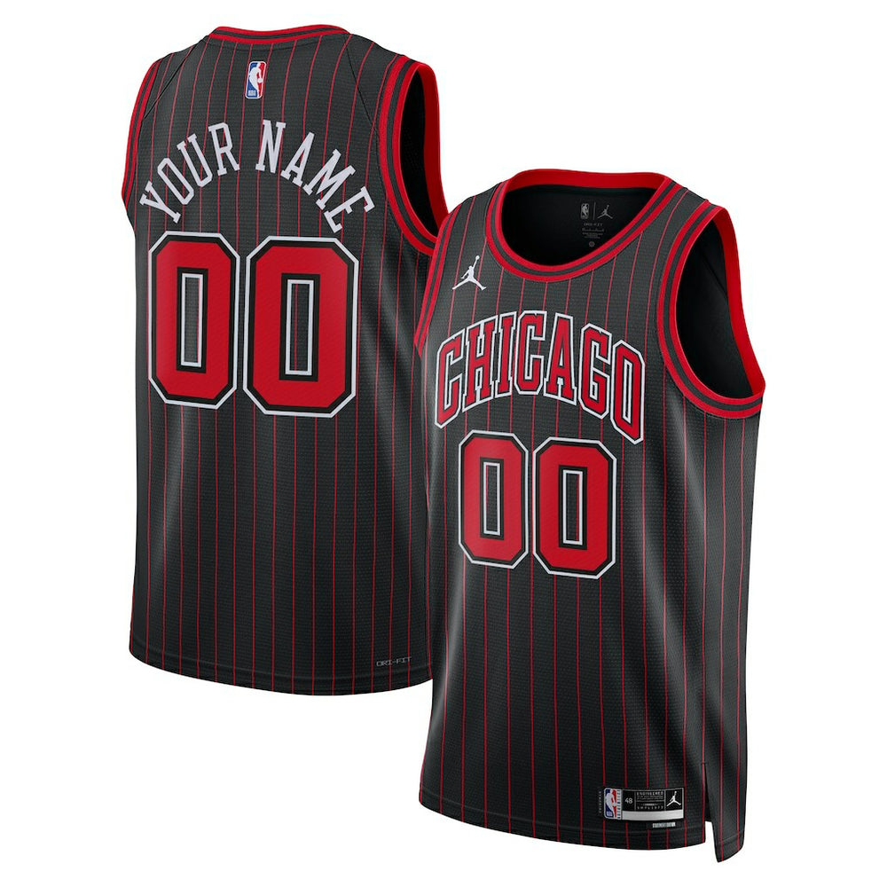 Chicago Bulls Jordan Brand Unisex Swingman Custom Jersey sale - Statement Editi- Black sale