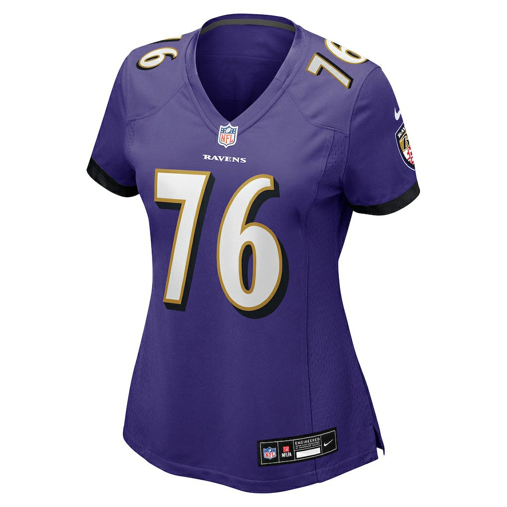 Kenyon Green Baltimore Ravens Women's Team Game Jersey - Purple
