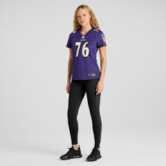 Kenyon Green Baltimore Ravens Women's Team Game Jersey - Purple