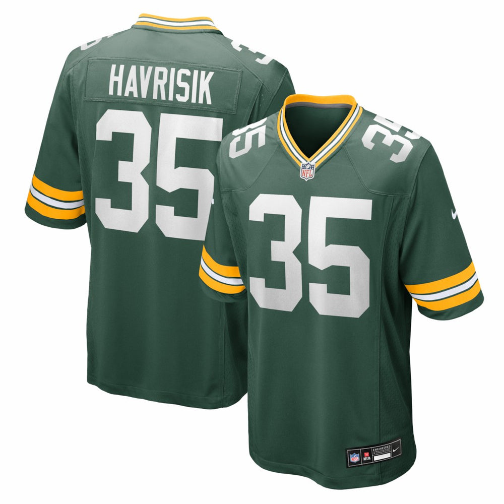 Lucas Havrisik Green Bay Packers Team Game Jersey - Green