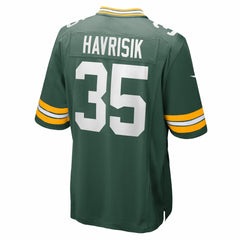 Lucas Havrisik Green Bay Packers Team Game Jersey - Green