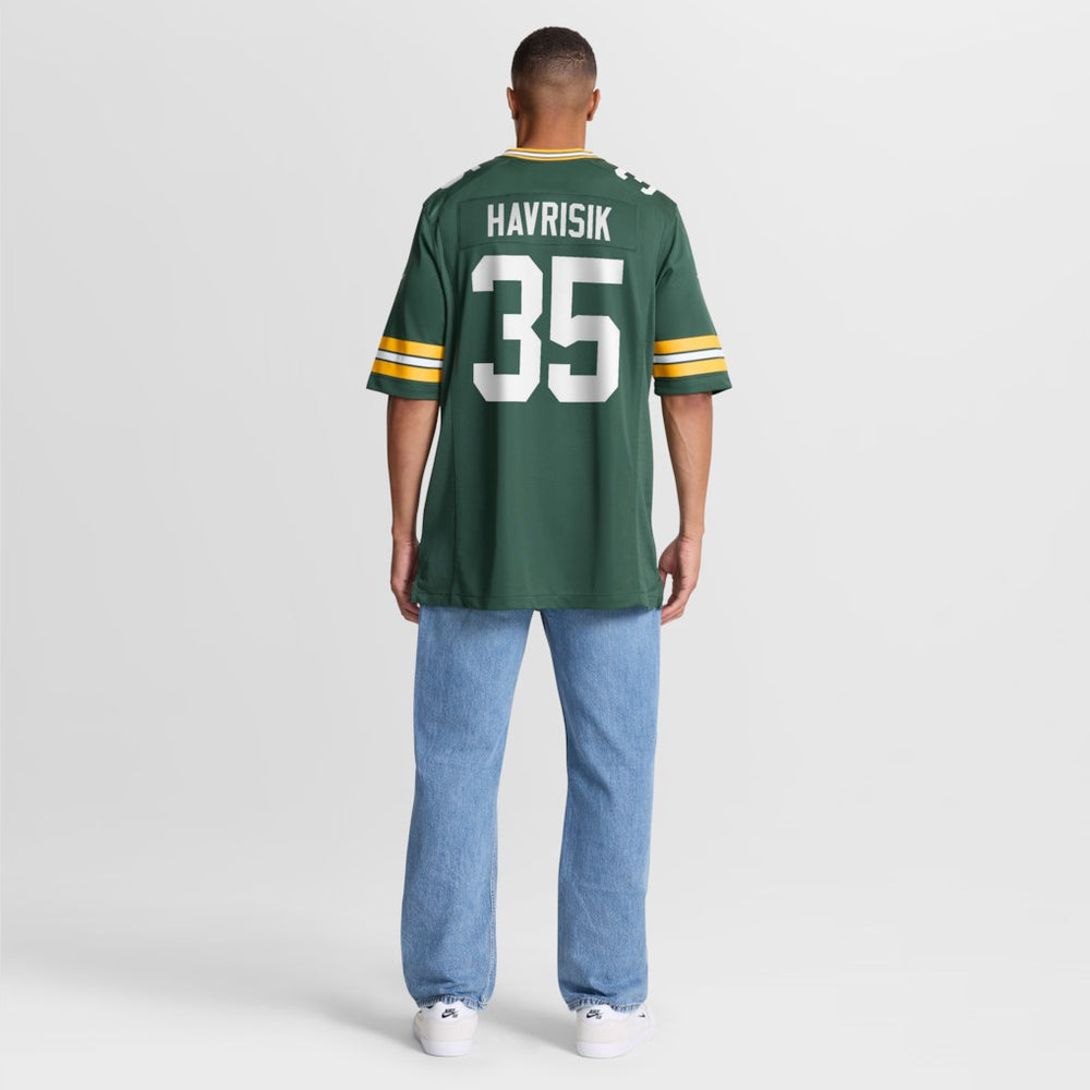 Lucas Havrisik Green Bay Packers Team Game Jersey - Green