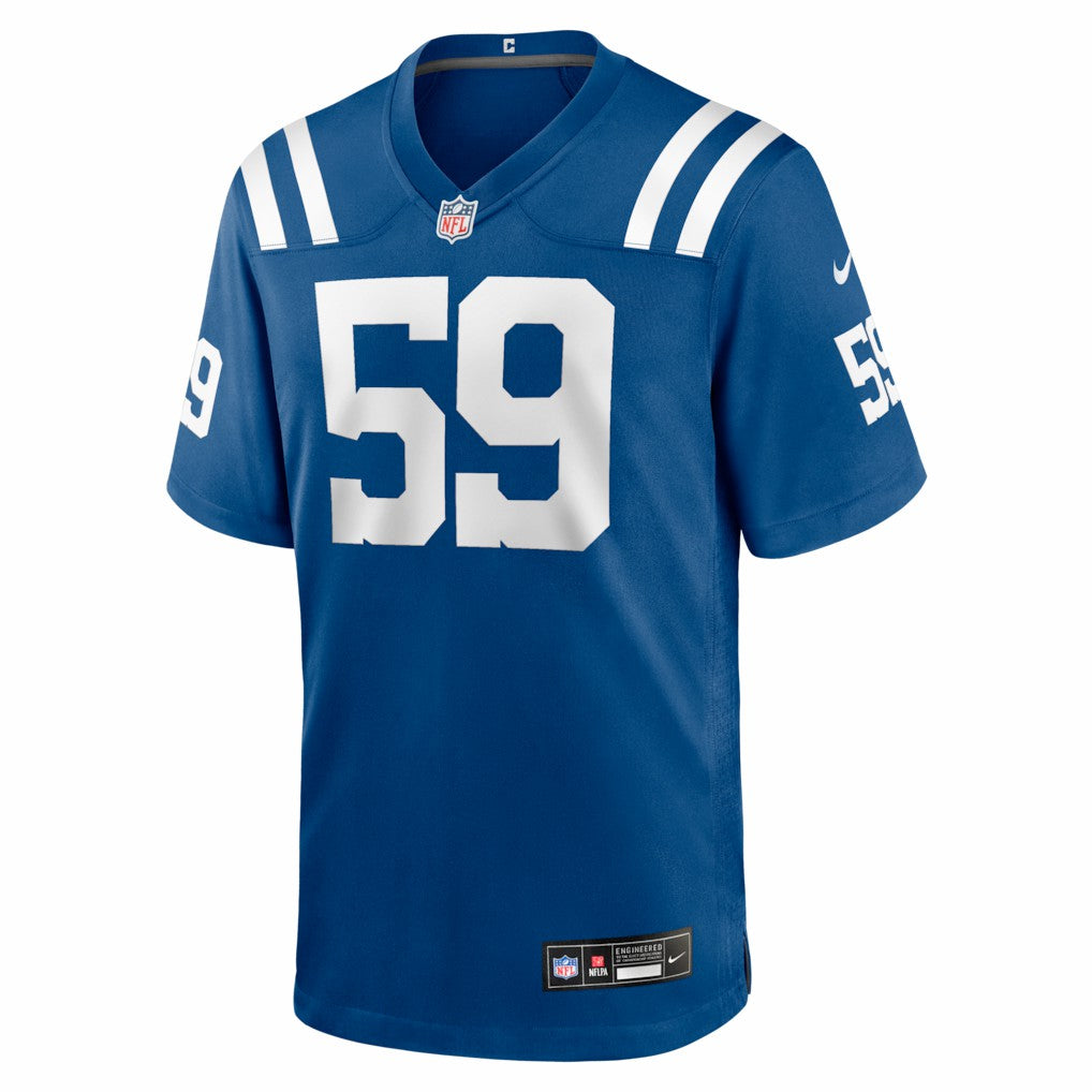 Buddy Johnson Indianapolis Colts Team Game Jersey - Royal
