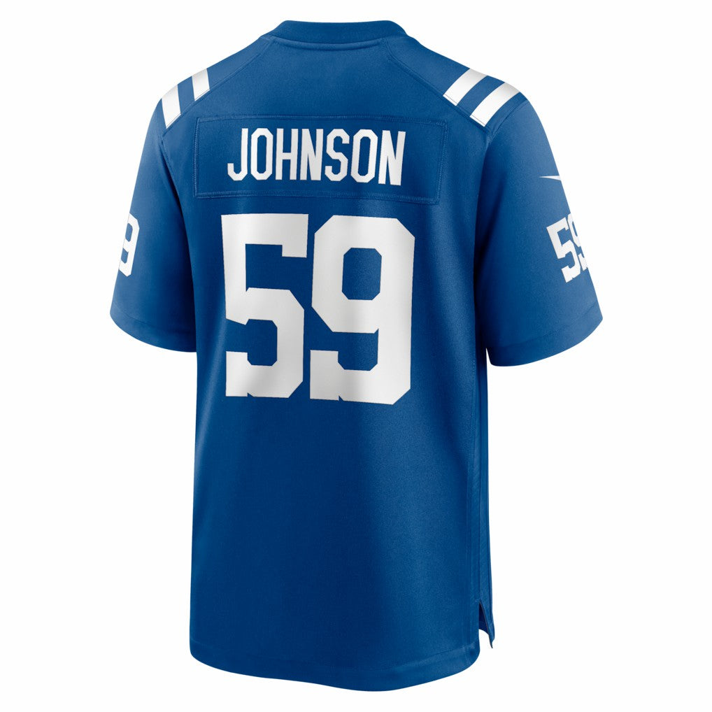 Buddy Johnson Indianapolis Colts Team Game Jersey - Royal